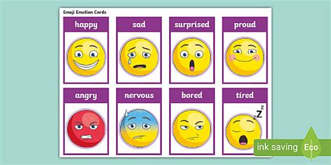 😊 Emoji Emotion Cards | Primary Resource | Twinkl