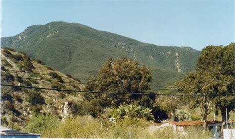 A view of Topanga Canyon as seen in 1999.