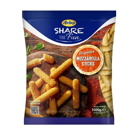 Frozen Potato Products | Mozzarella Sticks | Aviko UK