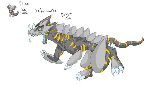 Fakemon: Dragon.steel.ice by Laurel-the-hedgehog on DeviantArt