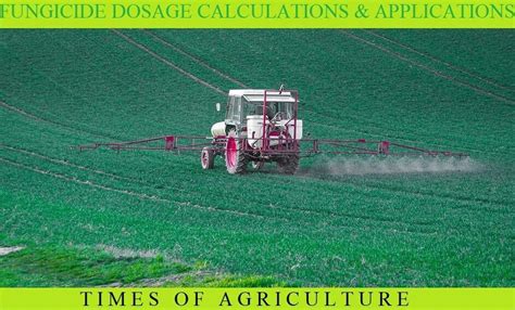 How to Calculate Fungicide Dosage to Spray in the Field - TIMES OF ...