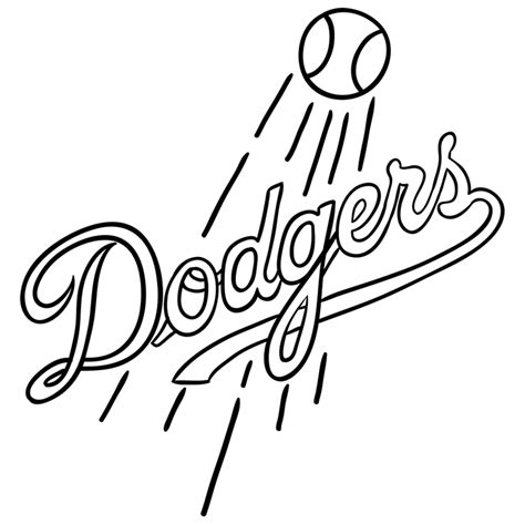 Learn how to draw Los Angeles Dodgers - EASY TO DRAW EVERYTHING