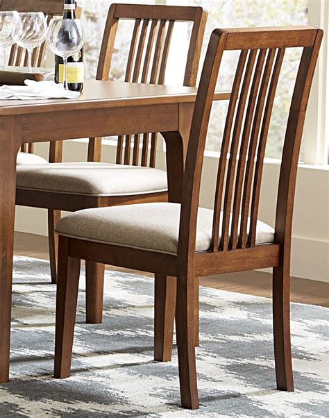 Mid-Mod Cinnamon Tall Back Upholstered Dining Chair Set of 2 - 1StopBedrooms.