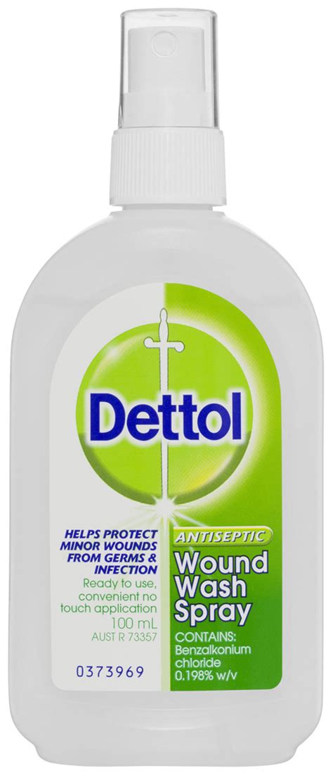 Dettol Antiseptic Disinfectant Wound Wash Spray 100mL - Unichem Flagstaff Pharmacy Shop