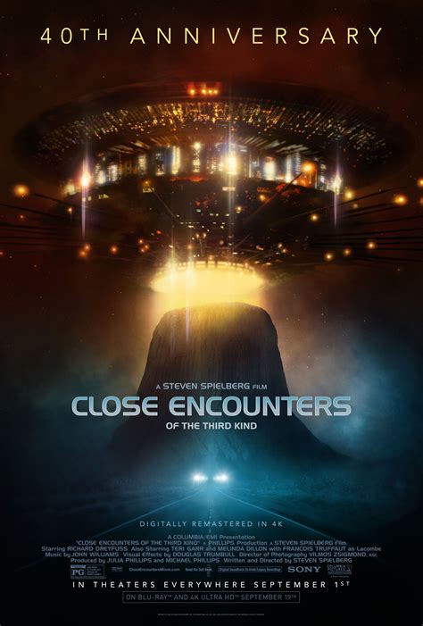 Close Encounters of the Third Kind - 40th Anniversary Trailer & Poster ...