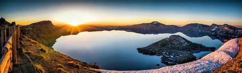 Crater Lake Sunrise Photograph by Tony Fuentes