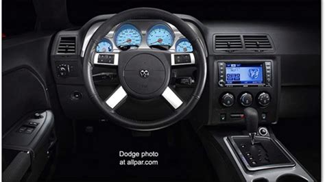 2008 Dodge Challenger SRT8 Official Interior Photos Sneak Into ...