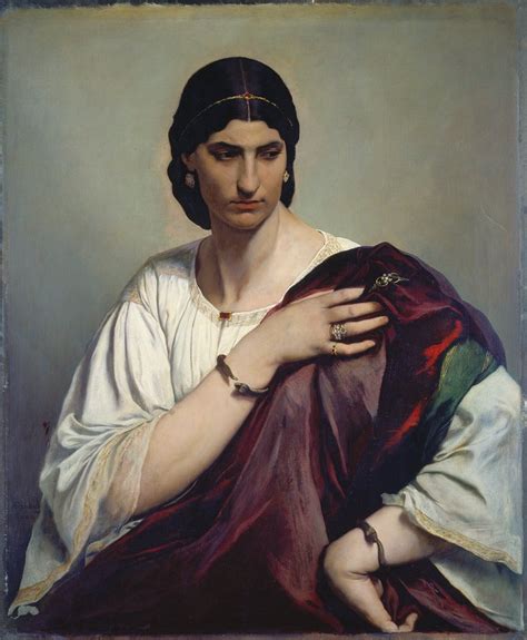 Lucrezia Borgia; Portrait of a Roman woman in white tunic and red robe - Digital Collection