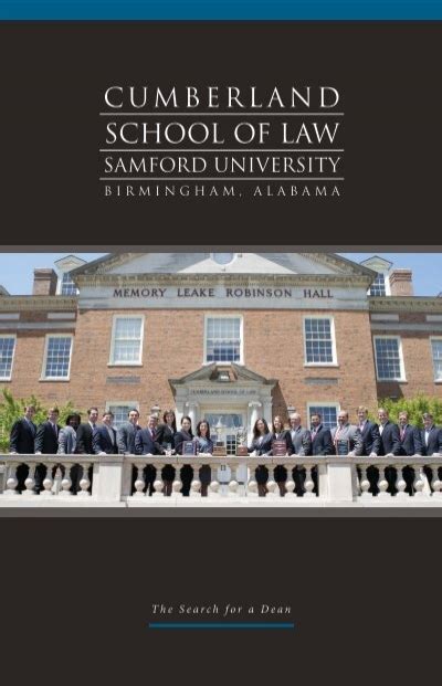 View the brochure - Cumberland School of Law - Samford University