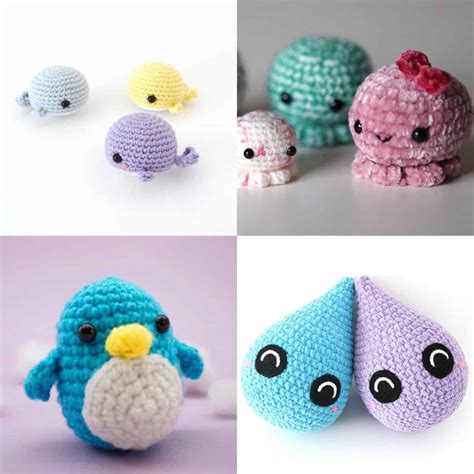 20 Easiest Crochet Amigurumi Patterns 🧶 [Beginners Start Here!]