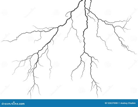 Lightning strike drawing - haussery