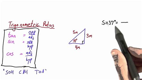 Using Sin, Cos, and Tan - Intro to Physics | sin cos tan คือเนื้อหาที่เกี่ยวข้องทั้งหมดที่ ...