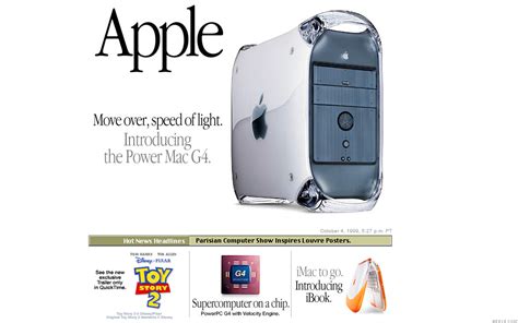 Power Mac G4 - Oct. 4, 1999 - The history of Apple.com - CNNMoney