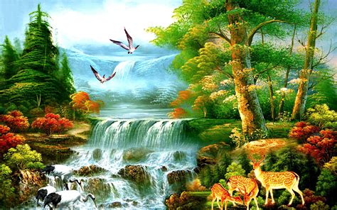 Waterfall Paradise Wallpapers - Wallpaper Cave