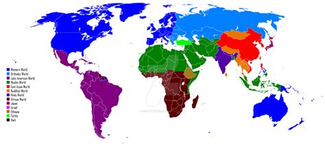 Clash of civilizations map by Saint-Tepes on DeviantArt
