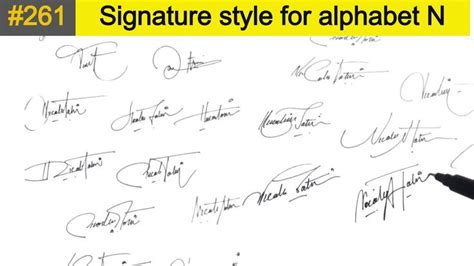 N Signature Style | Best Signature of My Name | Beautiful Signature for N