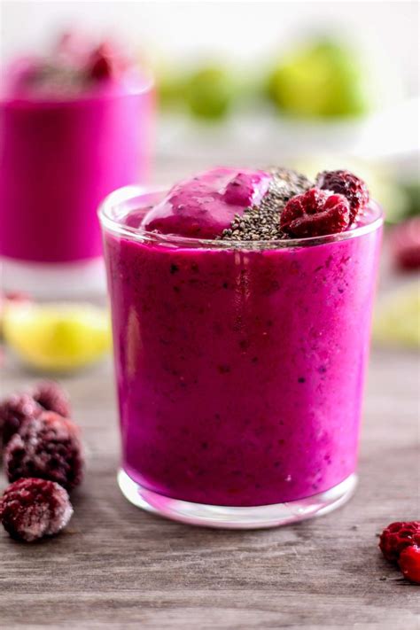 Dragon Fruit Smoothie Recipe | Healthy Berry Pitaya Drink