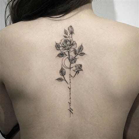 Image result for tattoos of self love | Spine tattoos for women, Rose tattoos for women, Tattoos ...