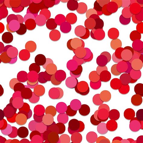 Free Vector | Red circles pattern background