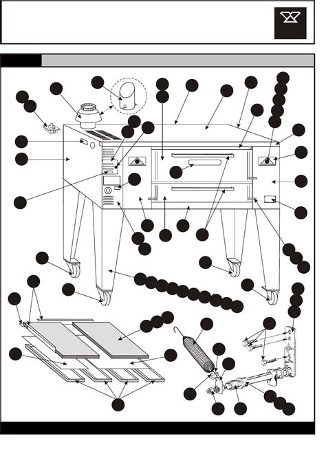 Bakers Pride Oven D 125 Users Manual D125 Parts List