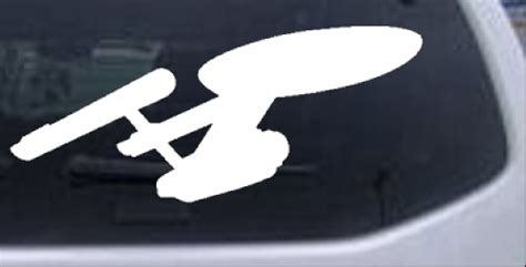 Star Trek Enterprise Car or Truck Window Decal Sticker - Rad Dezigns