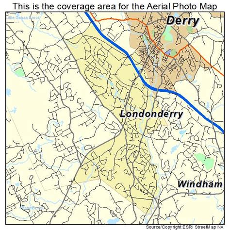 Aerial Photography Map of Londonderry, NH New Hampshire