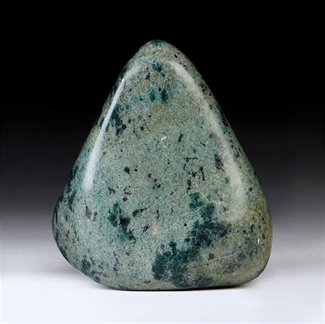 New Zealand Greenstone Polished Altar Stone (3" x 2.6")