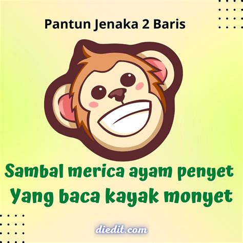 65 Pantun Jenaka 2 Baris Bikin Ngakak Menghibur | diedit.com