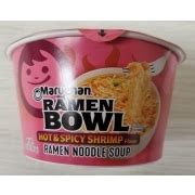 Maruchan Ramen Noodles, Hot & Spicy, With Shrimp & Vegetables: Calories ...