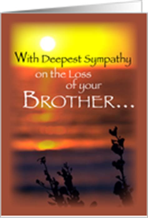 Sympathy Cards For Loss of Brother from Greeting Card Universe