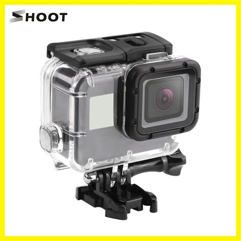 SHOOT 40M Underwater Waterproof Case for GoPro Hero 5 6 7 Black Go Pro ...