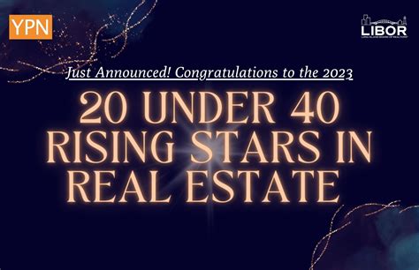 2023 LIBOR YPN Rising Stars in Real Estate Awards Recipients Announced