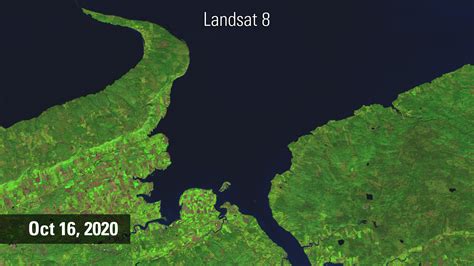 Tides in the Bay of Fundy | Earth Resources Observation and Science (EROS) Center