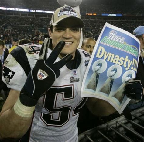 Patriots linebacker Tedy Bruschi knew three rings added up to a dynasty ...