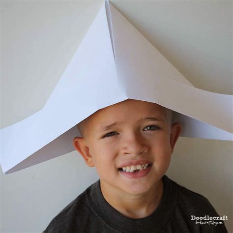 Doodlecraft: Paper Hat Origami for Columbus Day!