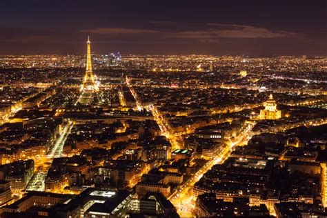 Skyline of Paris at night – Stock Editorial Photo © bukki88 #73913451