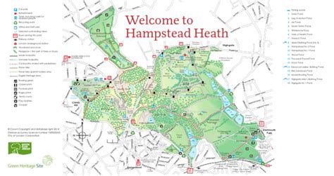 Hampstead Heath Map | Leisure | Sports