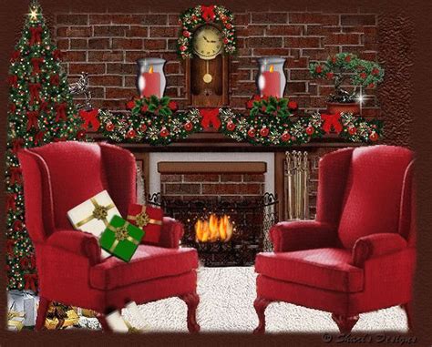 Christmas by the fireside animated,click on to view - Christmas Photo (3948218) - Fanpop