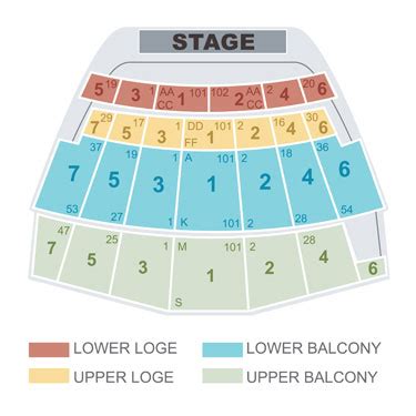 Seating Chart | The Warfield