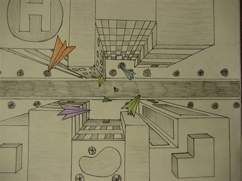 Perspective Drawing Birds Eye View - Drawing Word Searches