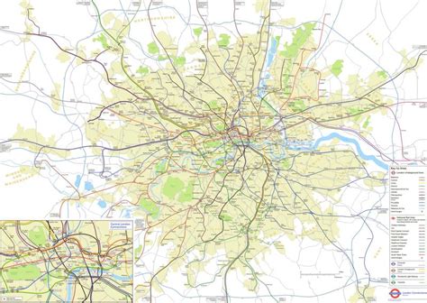 London Connections Map - Ontheworldmap.com