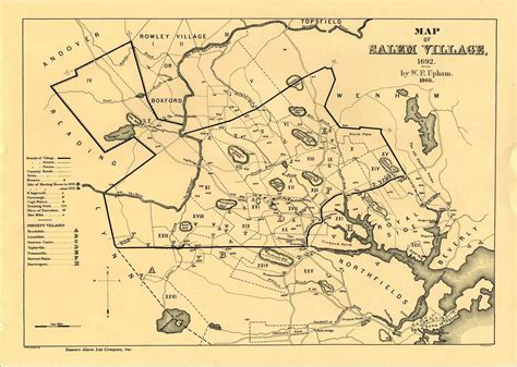 salem witchtrials images | ..map of Salem,Massachusetts 1692 | SALEM WITCH TRIALS | Pinterest