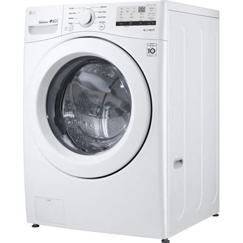 LG – 4.5 Cu. Ft. High Efficiency Stackable Front-Load Washer and 7.4 Cu. Ft. Stackable Electric ...