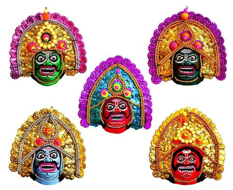 Chhau Dance Faces - Unframed Photo Print on Paper | Photo printing ...