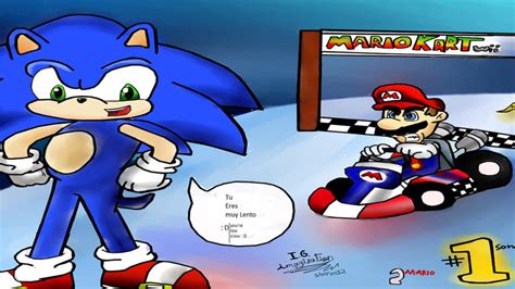 My Drawing - Mario Kart Wii and Sonic by I-G-imagination on DeviantArt