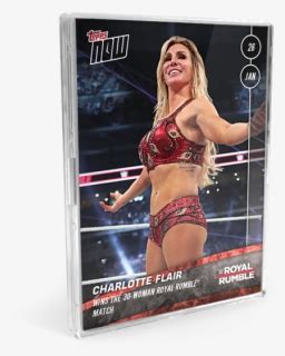 Image - Charlotte Flair Royal Rumble 2020, HD Png Download - kindpng