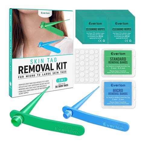 Painless Skin Tag Removal Kit for Small (2mm) to Medium (5mm) Skin Tags ...