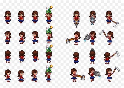 Stardew Valley Player Sprite , Png Download - Stardew Valley Farmer Sprite Mod, Transparent Png ...