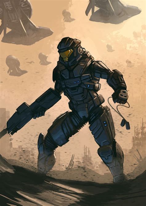 HALO - NOBLE 6 by TheVibe0TT on DeviantArt | Halo reach, Halo armor ...