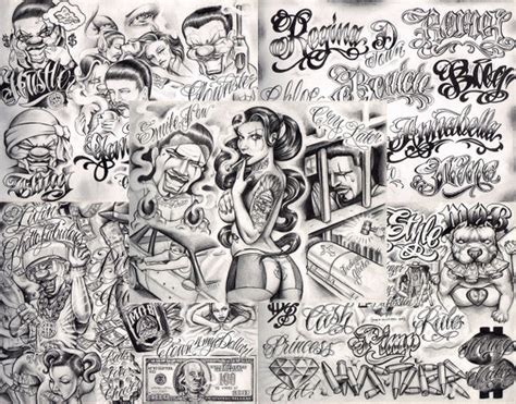 Gangster Tattoo Flash Books